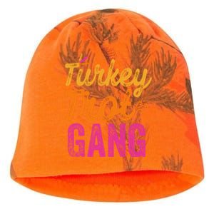 Trot Team Thanksgiving Turkey Pilgrim Running Gift Kati - Camo Knit Beanie