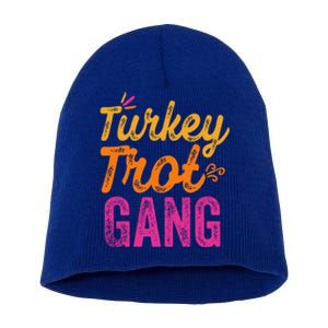 Trot Team Thanksgiving Turkey Pilgrim Running Gift Short Acrylic Beanie