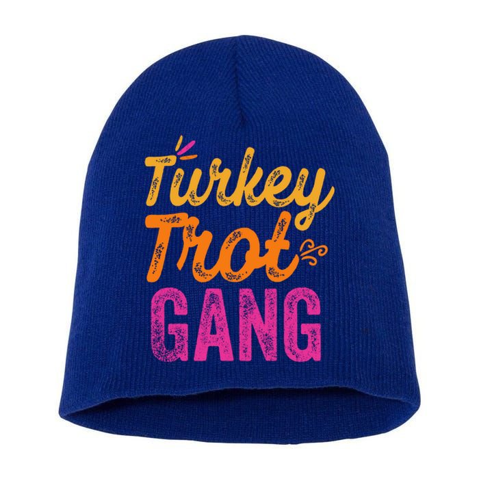 Trot Team Thanksgiving Turkey Pilgrim Running Gift Short Acrylic Beanie