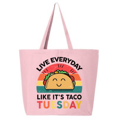 Taco Taco Tuesday Mexican Fiesta Women Boy Funny 25L Jumbo Tote