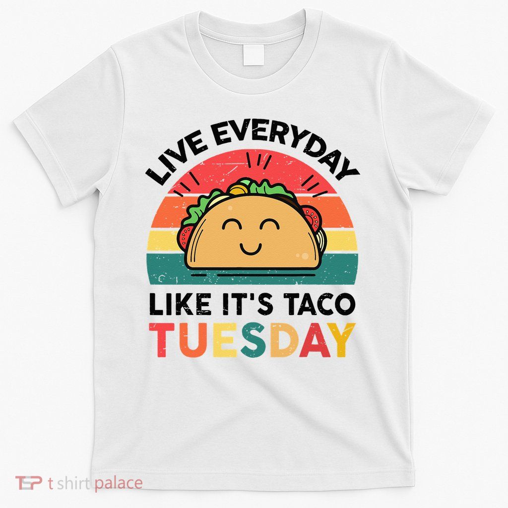 Taco Taco Tuesday Mexican Fiesta Women Boy Funny T-Shirt
