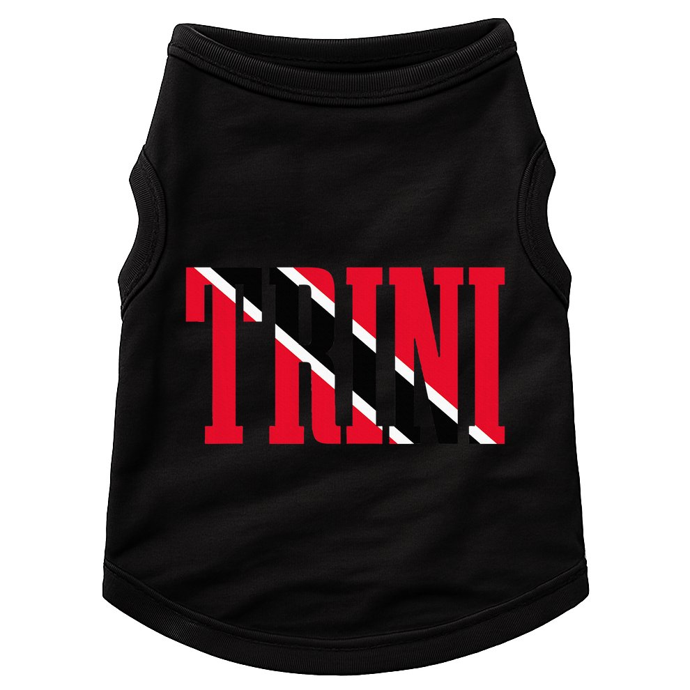 Trinidad & Tobago Trini Trinidadian Flag Pride Doggie Tank