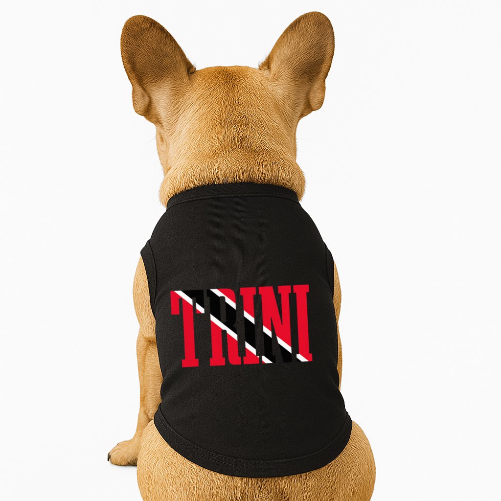 Trinidad & Tobago Trini Trinidadian Flag Pride Doggie Tank