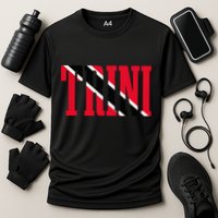 Trinidad & Tobago Trini Trinidadian Flag Pride Cooling Performance Crew T-Shirt