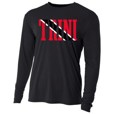 Trinidad & Tobago Trini Trinidadian Flag Pride Cooling Performance Long Sleeve Crew