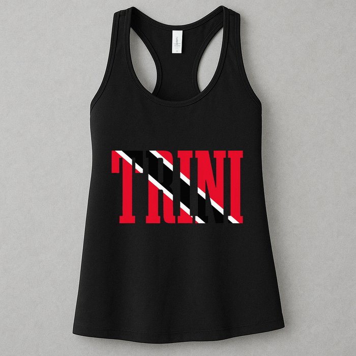 Trinidad & Tobago Trini Trinidadian Flag Pride Womens Tank Top