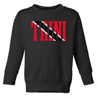 Trinidad & Tobago Trini Trinidadian Flag Pride Toddler Sweatshirt