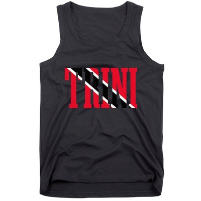 Trinidad & Tobago Trini Trinidadian Flag Pride Tank Top