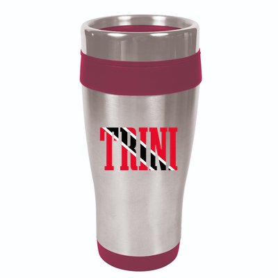 Trinidad & Tobago Trini Trinidadian Flag Pride 16oz Travel Tumbler