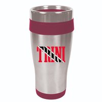 Trinidad & Tobago Trini Trinidadian Flag Pride 16oz Travel Tumbler