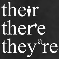 There Their They're Funny Grammar Hat