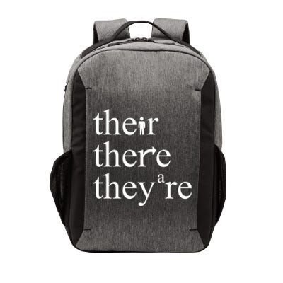 There Their They're Funny Grammar Vector Backpack