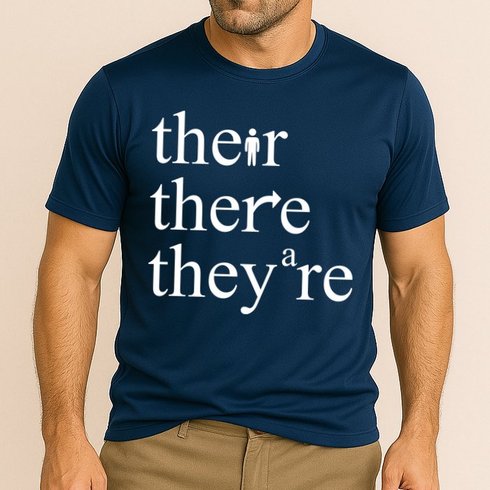 There Their They're Funny Grammar Performance Shirt