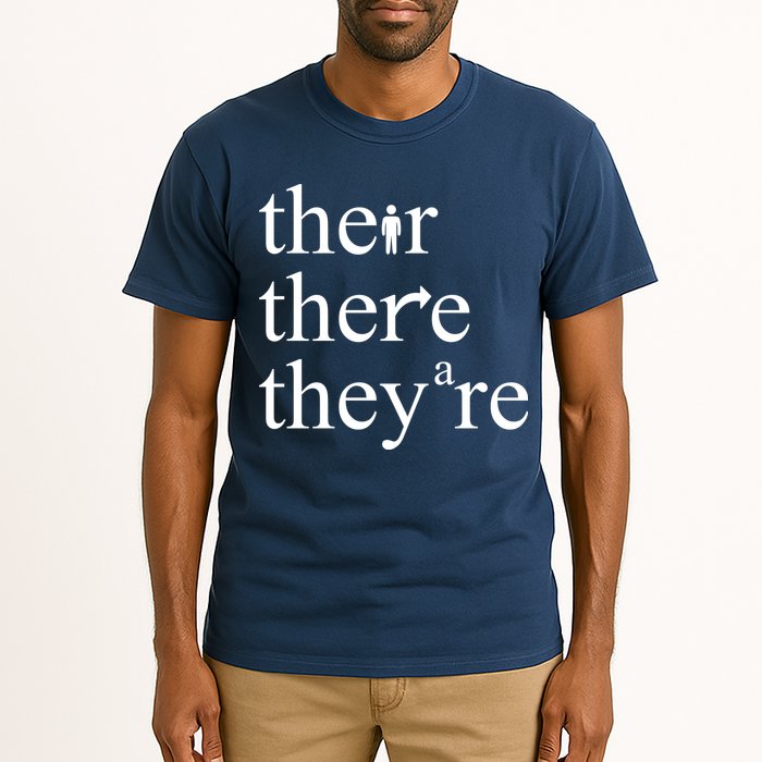 There Their They're Funny Grammar Tall T-Shirt