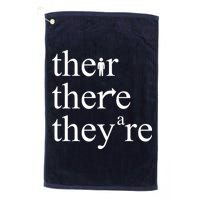 There Their They're Funny Grammar Golf Towel