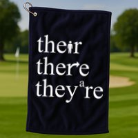 There Their They're Funny Grammar Golf Towel