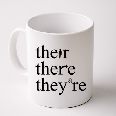 There Their They're Funny Grammar Coffee Mug