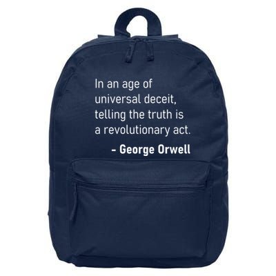 Telling The Truth Is A Revolutionary Act 16 in Basic Backpack