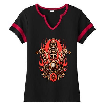 Tattoo Tattooing Tribal Symbol Artist Ladies Halftime Notch Neck Tee