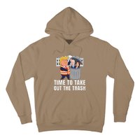 Time To Take Out The Trash Funny Trump Hoodie