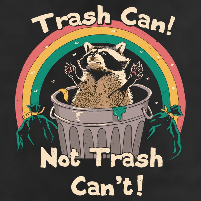 Trash Talker Trash Can Not Trash Can Knit Cap Winter Beanie