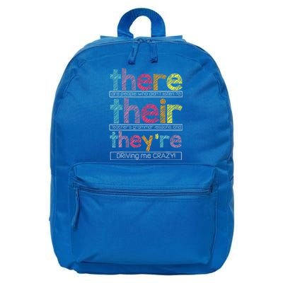 There Their TheyRe English Grammar Teacher 16 in Basic Backpack