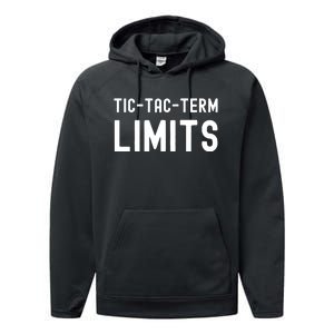 Tic Tac Term Limits Performance Fleece Hoodie