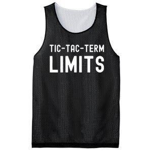 Tic Tac Term Limits Mesh Reversible Basketball Jersey Tank