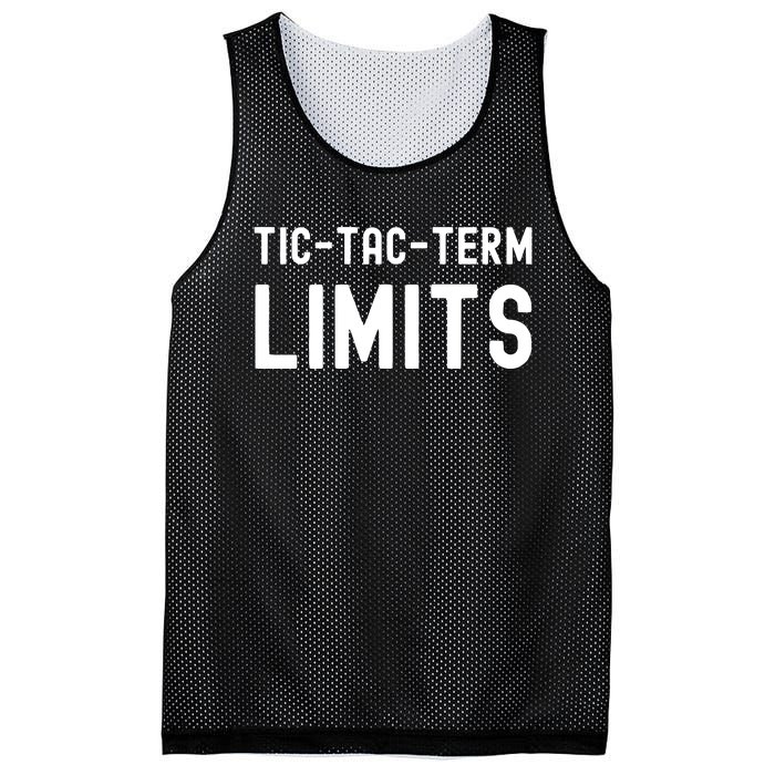 Tic Tac Term Limits Mesh Reversible Basketball Jersey Tank