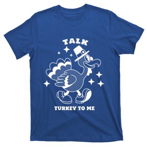 Talk Turkey To Me Funny Ugly Sweater Christmas Thanksgiving Gift T-Shirt