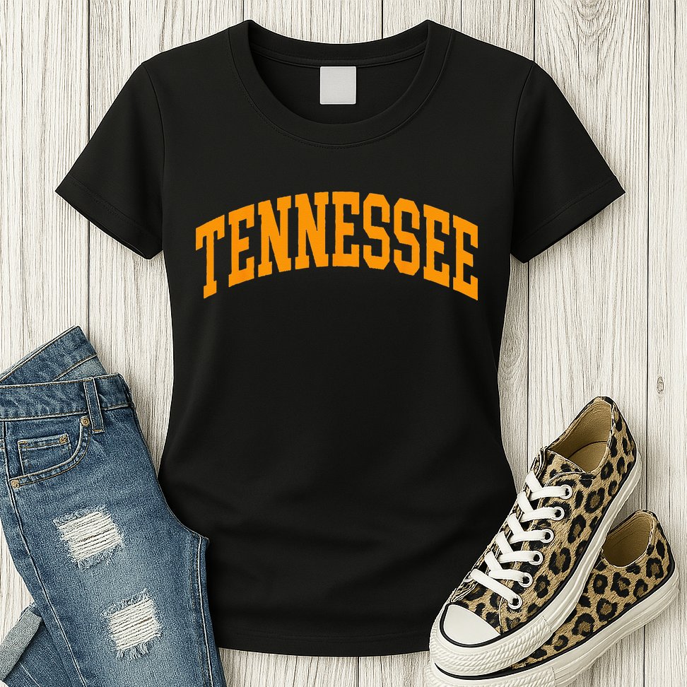 Tennessee TN Throwback Classic Design Womens T-Shirt