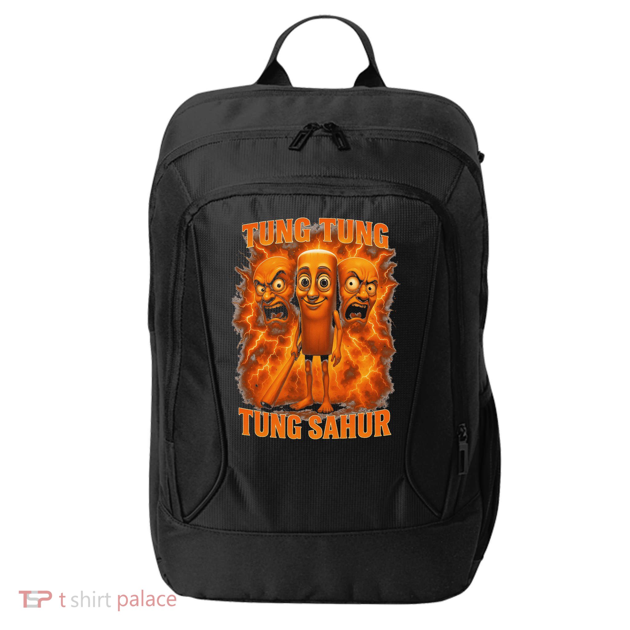 Tung Tung Tung Sahur Italian Brainrot Meme Bootleg Gift City Backpack