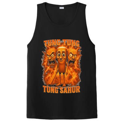 Tung Tung Tung Sahur Italian Brainrot Meme Bootleg Gift PosiCharge Competitor Tank