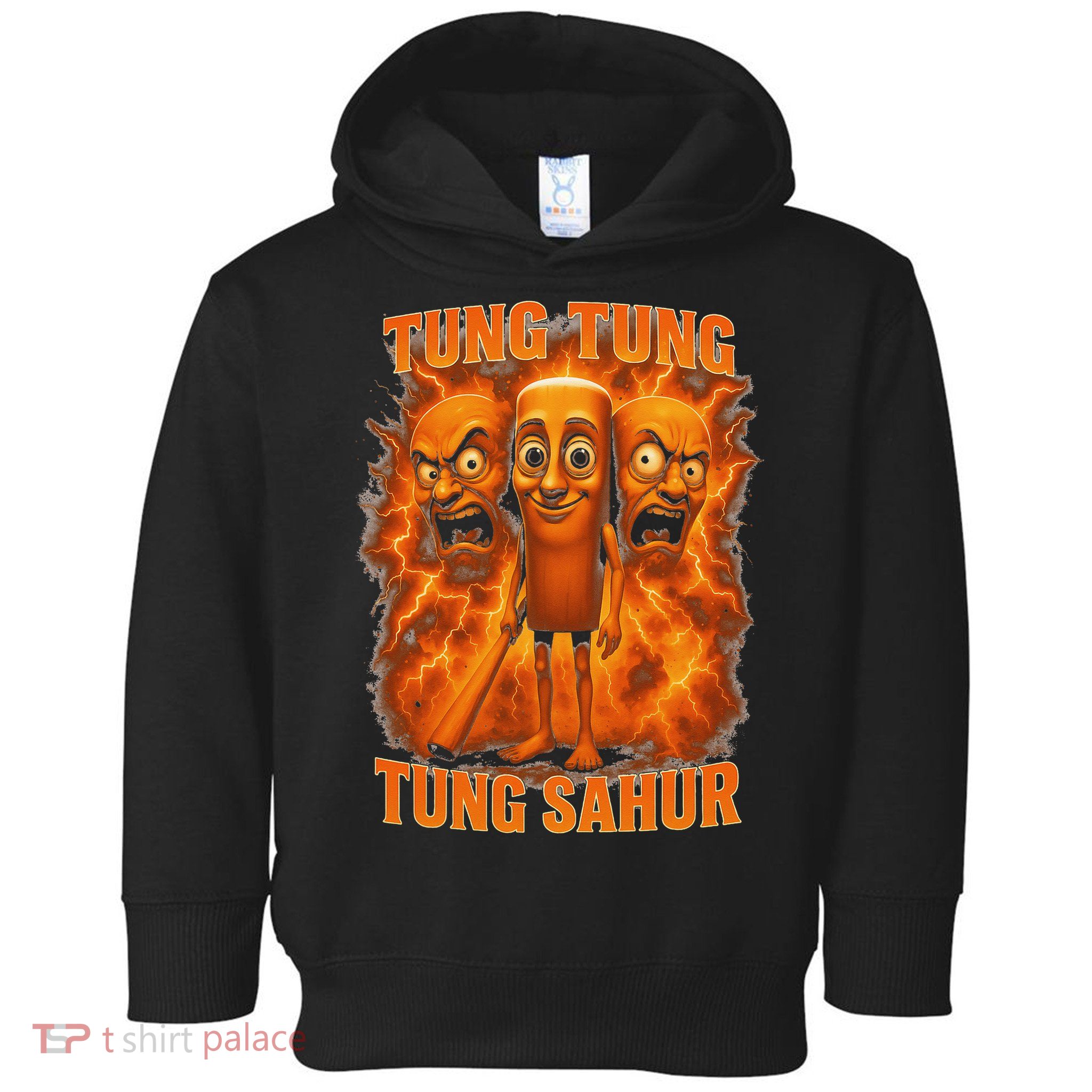 Tung Tung Tung Sahur Italian Brainrot Meme Bootleg Gift Toddler Hoodie