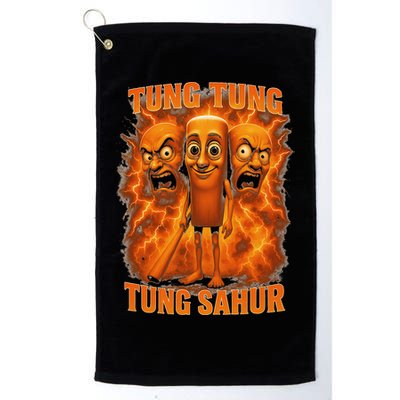 Tung Tung Tung Sahur Italian Brainrot Meme Bootleg Gift Golf Towel
