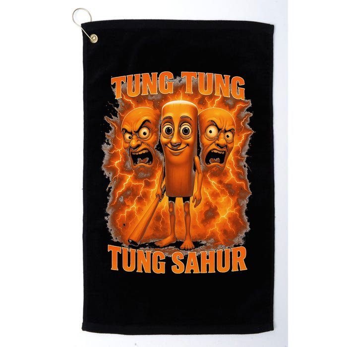 Tung Tung Tung Sahur Italian Brainrot Meme Bootleg Gift Golf Towel