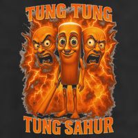 Tung Tung Tung Sahur Italian Brainrot Meme Bootleg Gift Golf Towel