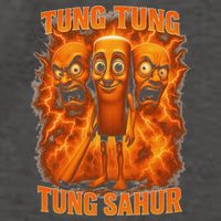 Tung Tung Tung Sahur Italian Brainrot Meme Bootleg Gift Vector Backpack