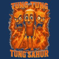 Tung Tung Tung Sahur Italian Brainrot Meme Bootleg Gift Infant Baby Jersey Bodysuit