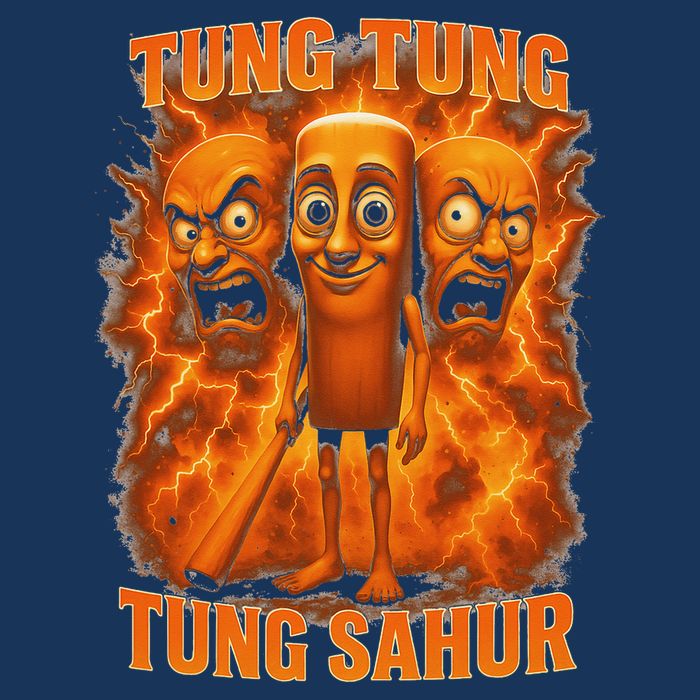 Tung Tung Tung Sahur Italian Brainrot Meme Bootleg Gift Infant Baby Jersey Bodysuit