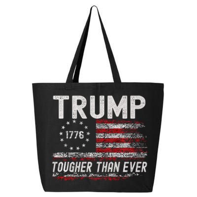 Trump Tougher Than Ever President Donald Trump Us Flag 25L Jumbo Tote