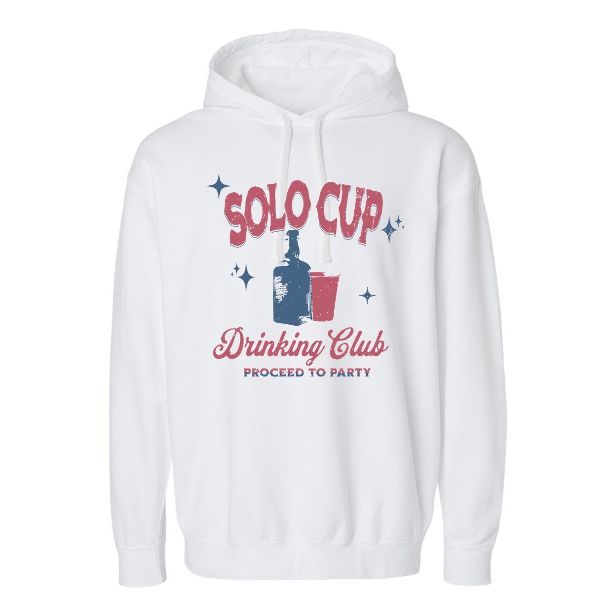 Toby Team Toby Solo Club Drinking Club Garment-Dyed Fleece Hoodie