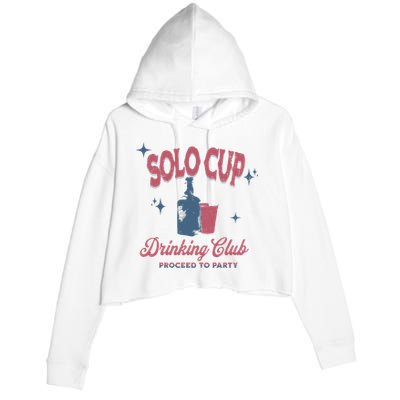 Toby Team Toby Solo Club Drinking Club Crop Fleece Hoodie