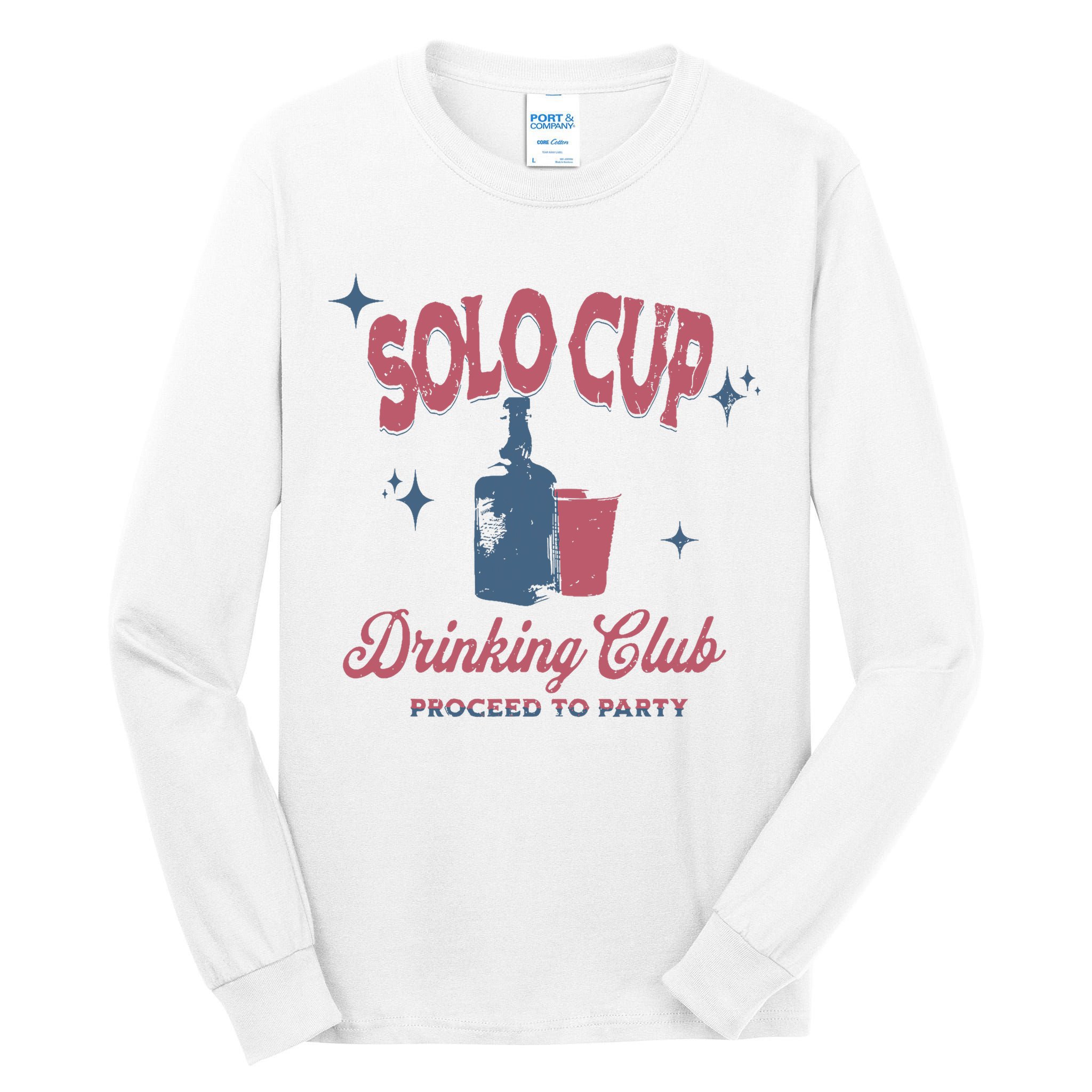 Toby Team Toby Solo Club Drinking Club Tall Long Sleeve T-Shirt