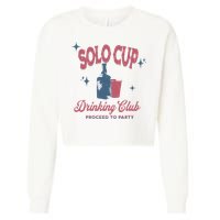 Toby Team Toby Solo Club Drinking Club Cropped Pullover Crew