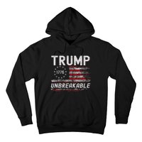 Trump Tougher Than Ever President Donald Trump Us Flag Hoodie