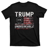 Trump Tougher Than Ever President Donald Trump Us Flag T-Shirt