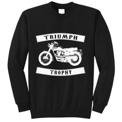 Triumph Tr6 Trophy Classic Motor Cycle Sweatshirt