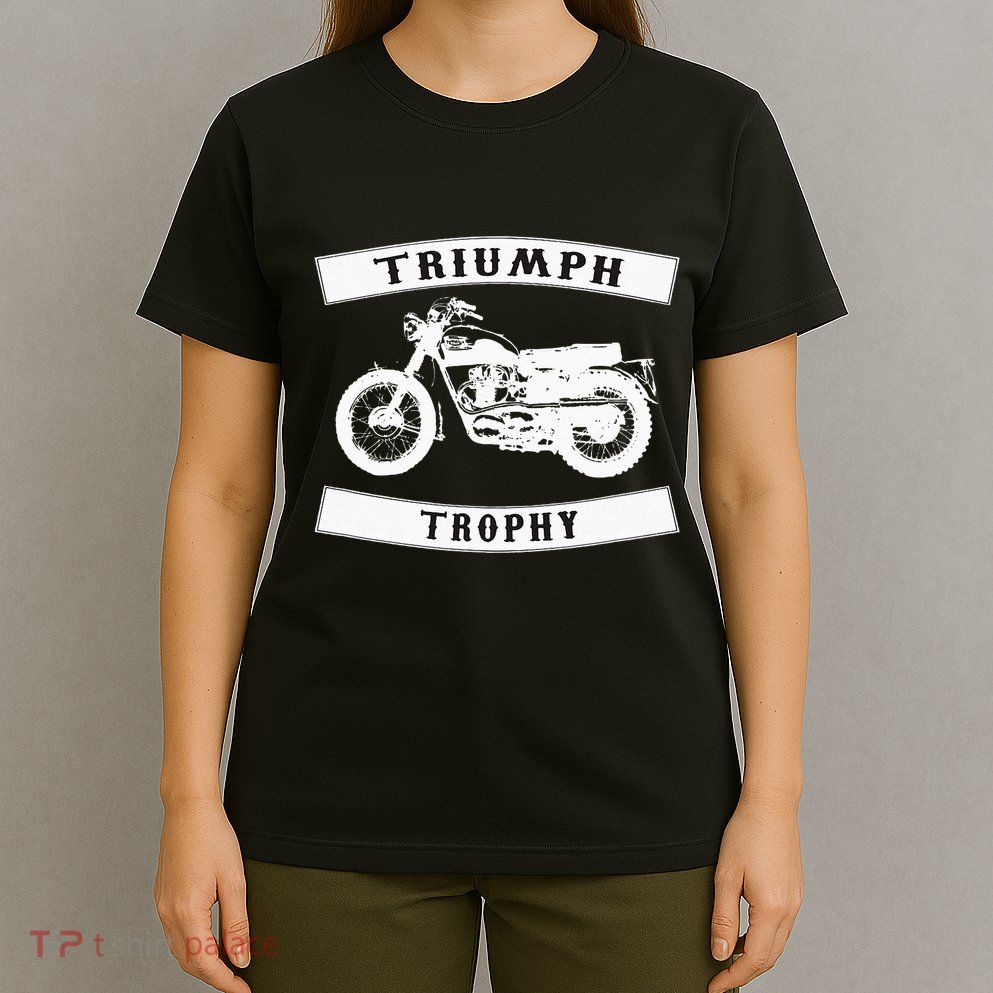Triumph Tr6 Trophy Classic Motor Cycle T-Shirt