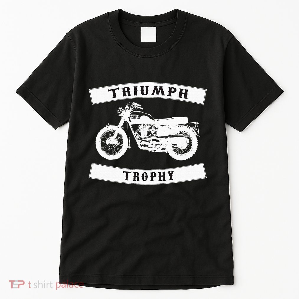 Triumph Tr6 Trophy Classic Motor Cycle Tall T-Shirt